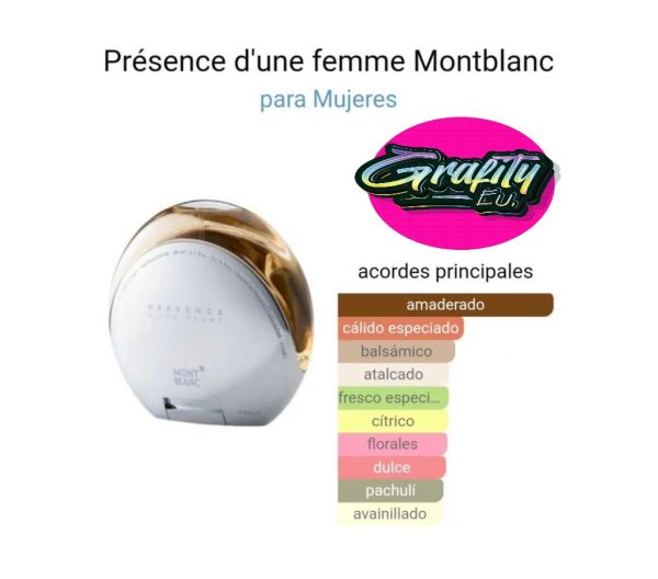 REF GF 1013 PRÈSENCE D'UNE FEMME MONTBLANC PARA MUJER IMAGEN 1