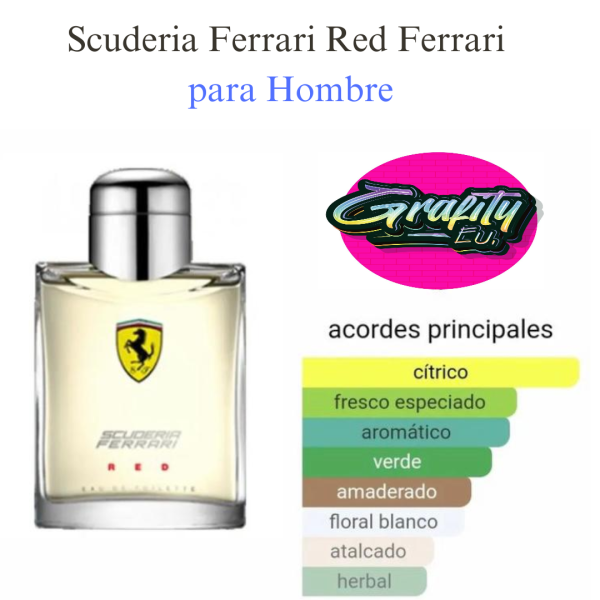 REF GF1028 SCUDERIA FERRARI RED FERRARRI PARA HOMBRE