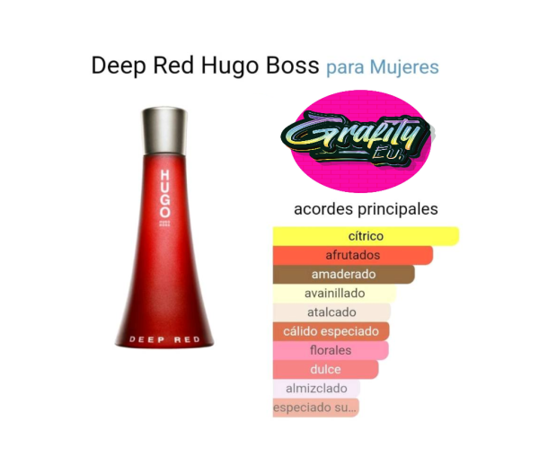 REF GF1094 DEEP RED HUGO BOSS PARA MUJER