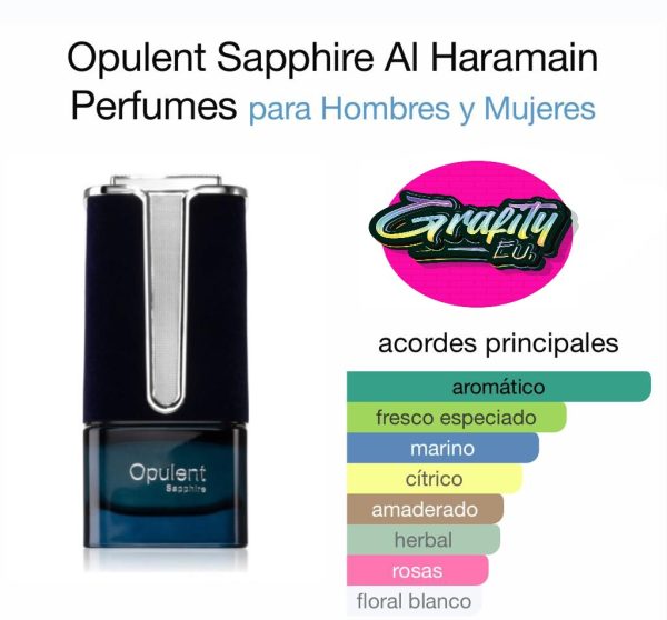 REF GF1178 OPULENT SAPPHIRE AL HARAMAIN PARA HOMBRE Y MUJER