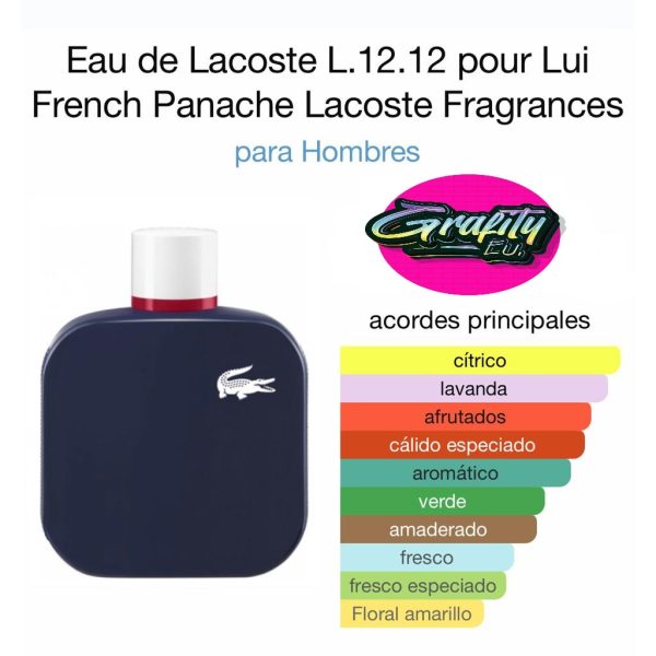 REF GF1179 EAU DE LACOSTE L.12.12 POUR LUI FRENCH PANACHE LACOSTE PARA HOMBRE