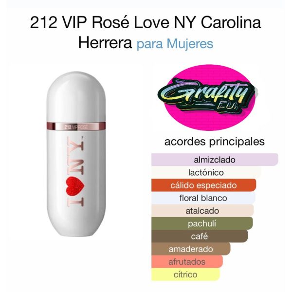 REF GF1190 212 VIP ROSE LOVE NY CAROLINA HERRERRA PARA MUJER